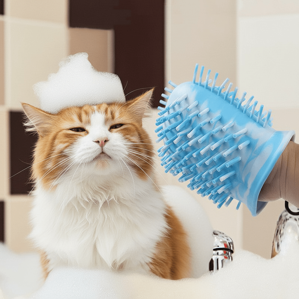 PawGlove™ | 2 - in - 1 Deep Cleaning & Massage Mitt for Dogs & Cats - Dropshipping