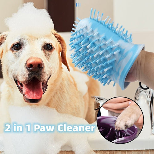 PawGlove™ | 2 - in - 1 Deep Cleaning & Massage Mitt for Dogs & Cats - Dropshipping